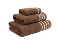 brown towels