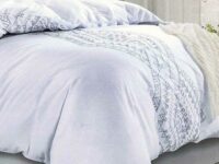 Whisper Embroided Duvet Cover Set Duvet Close Up