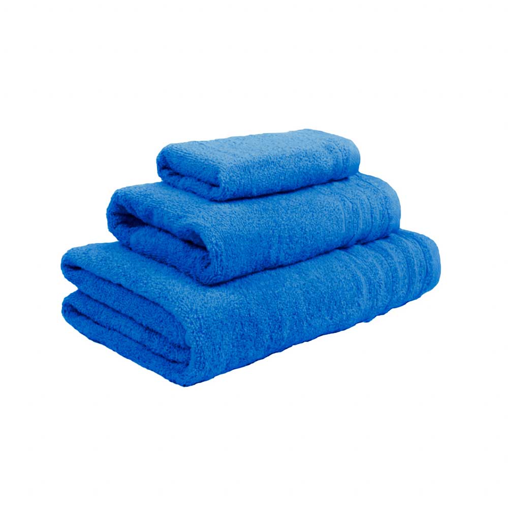 100% cotton assorted towels - blue 100% cotton assorted towels - blue